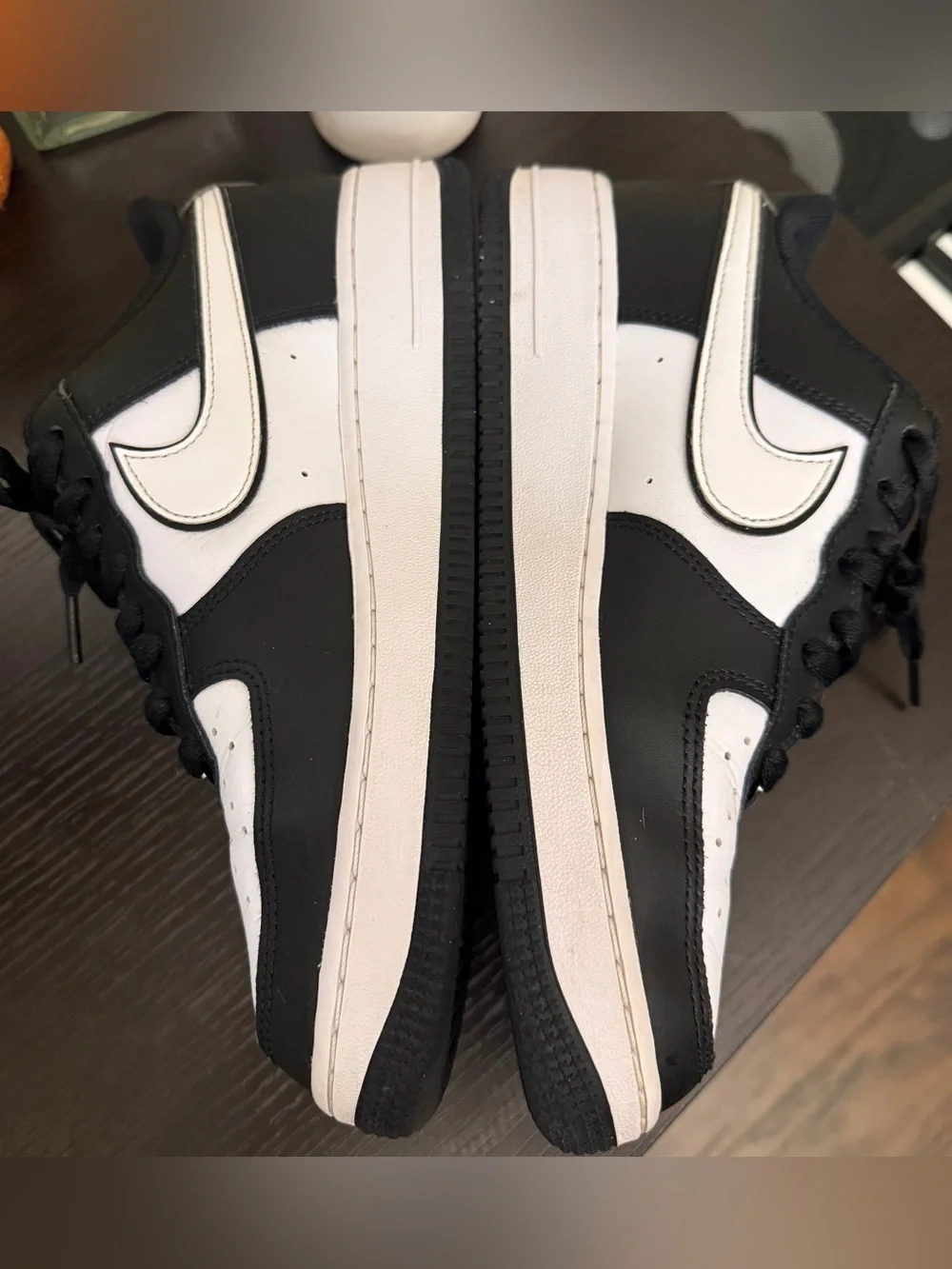 Nike Air Force 1 Low Black White Mens 7.5  DV0788‑002